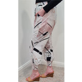 Applaud Print Pant in Pastel Abstract