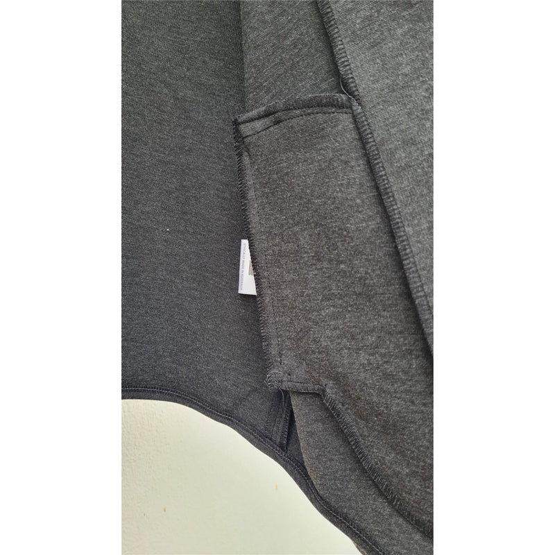 Ascot Stretch Ponti Blazer in Charcoal